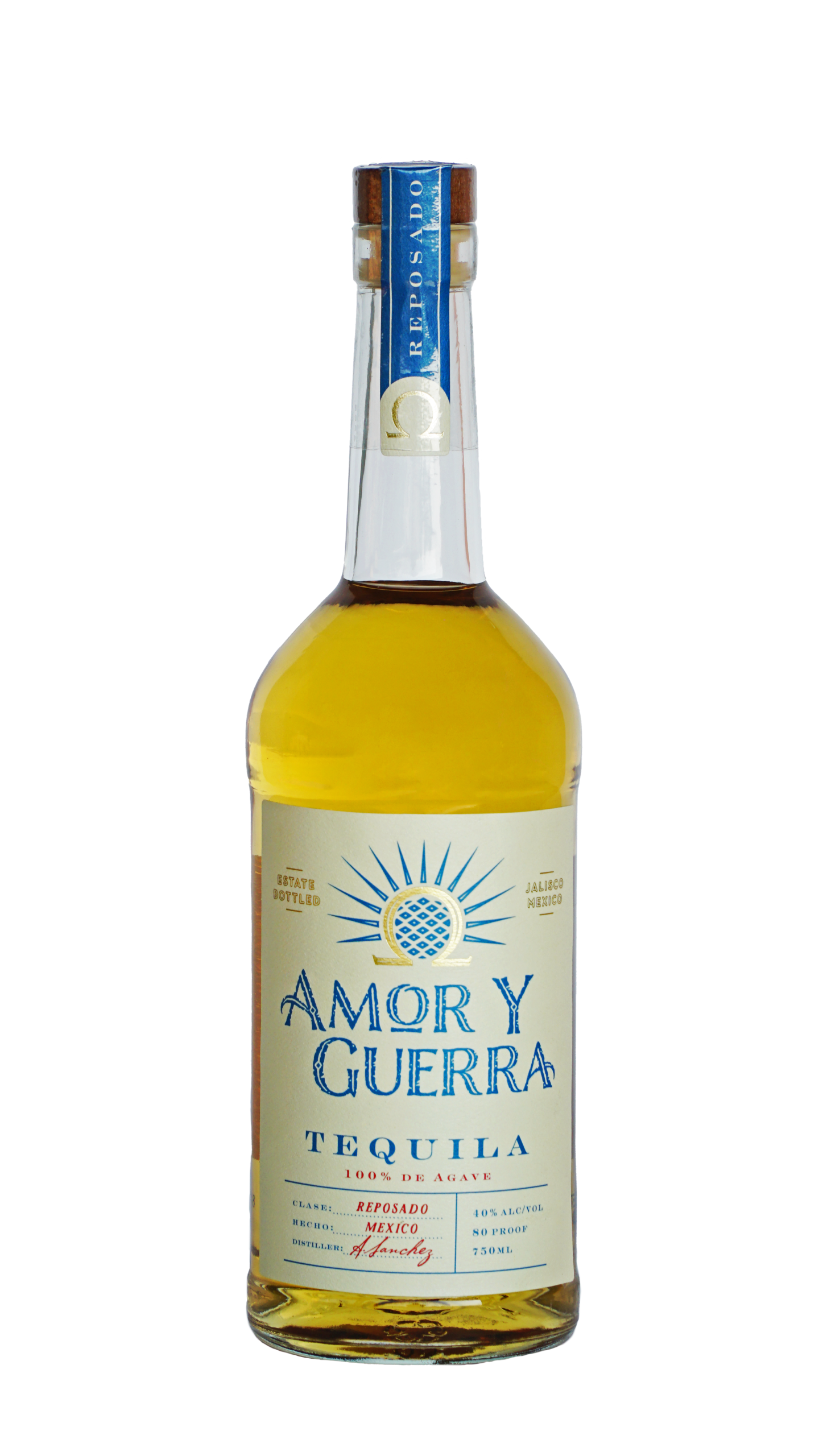 Amor y Guerra Tequila Reposado